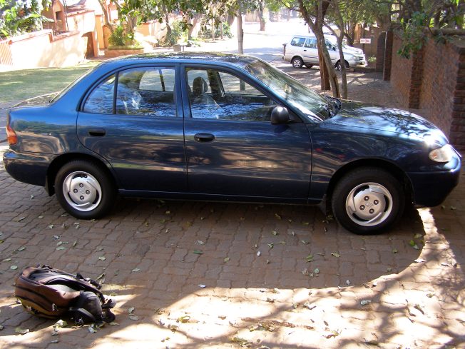 Our New Car (I bought while Barbara was in Vancouver B.C. for a conference)- 1996 Hyundai Accent